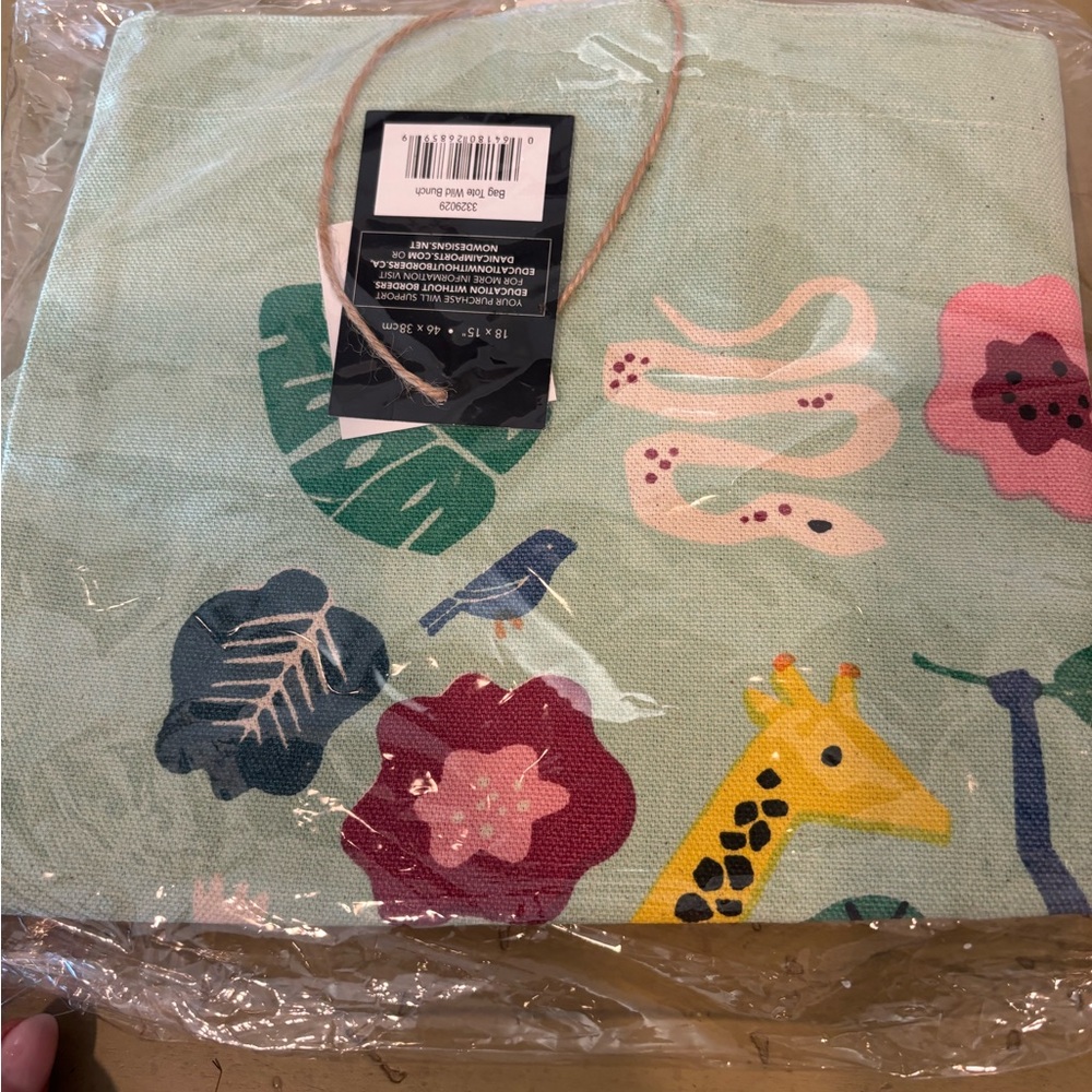 Colorful Animal Print Tote Bag